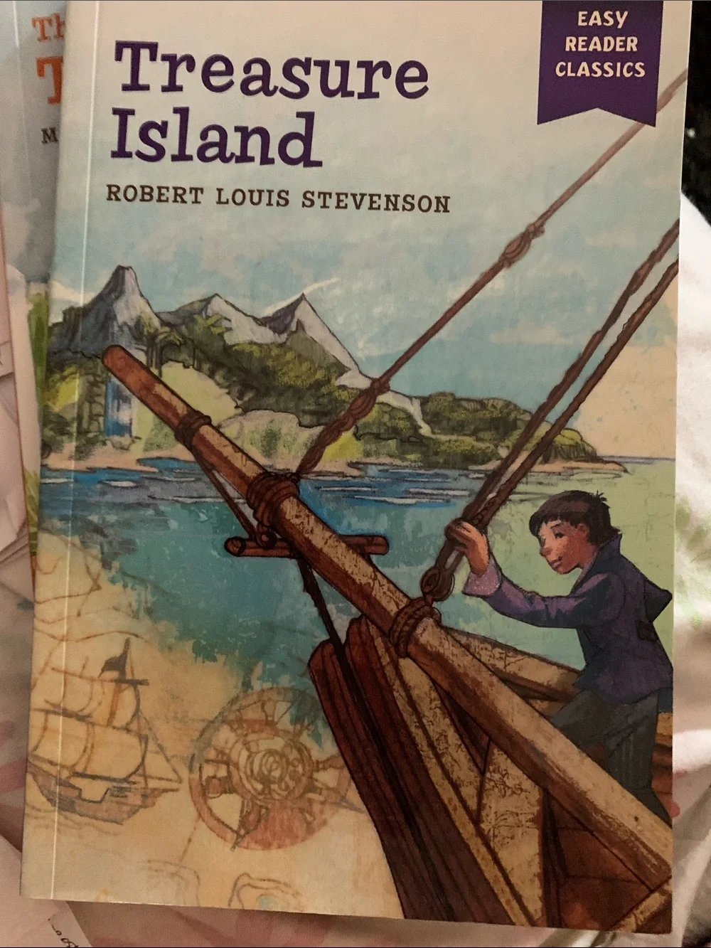Vintage Treasure Island Easy Reader Classic paper back